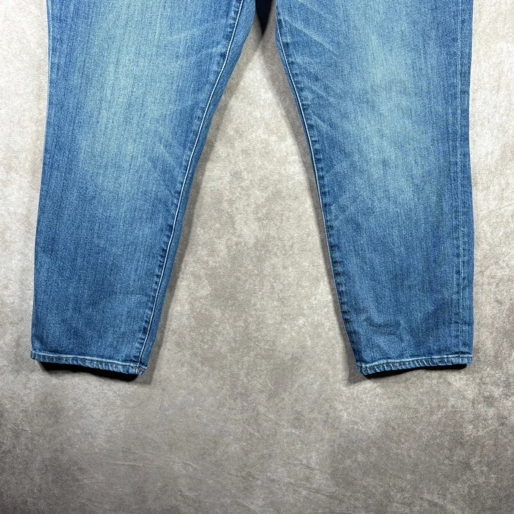 J. Crew Slim Broken In Boyfriend Jeans Womens Size 32P Blue Denim High Rise